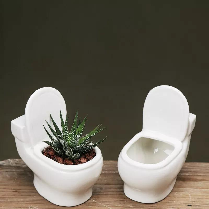 وعاء نباتات الصSucculent المصنوع يدويًا من السيراميك