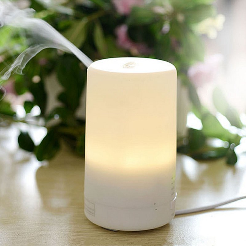 مرطب هواء بالعلاج العطري 3 في 1 ضوء ليلي LED USB زيت أساسي